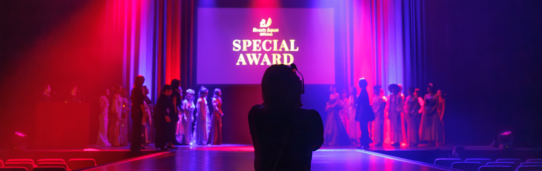 煌びやかなステージ