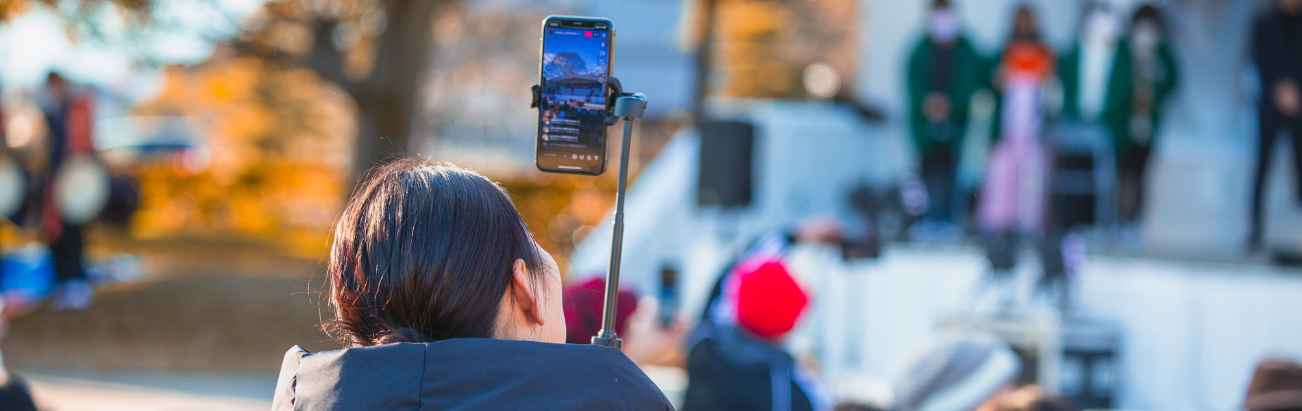 イベントの風景をライブ配信